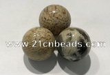 CDN1076 30mm round feldspar decorations wholesale