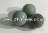 CDN1085 30mm round amazonite decorations wholesale