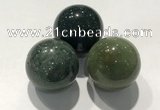 CDN1092 30mm round agate decorations wholesale