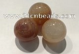 CDN1097 30mm round fire agate decorations wholesale