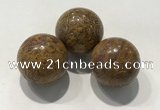 CDN1103 30mm round elephant blood stone decorations wholesale