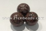 CDN1123 30mm round jasper decorations wholesale