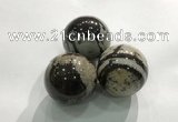 CDN1140 30mm round jasper decorations wholesale