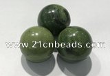 CDN1151 30mm round Canadian jade decorations wholesale