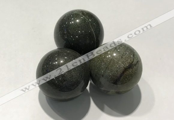 CDN1165 30mm round jasper decorations wholesale