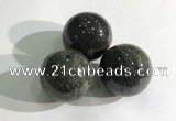 CDN1168 30mm round jasper decorations wholesale