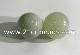 CDN1177 35mm round flower jade decorations wholesale