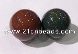 CDN1212 40mm round india agate decorations wholesale