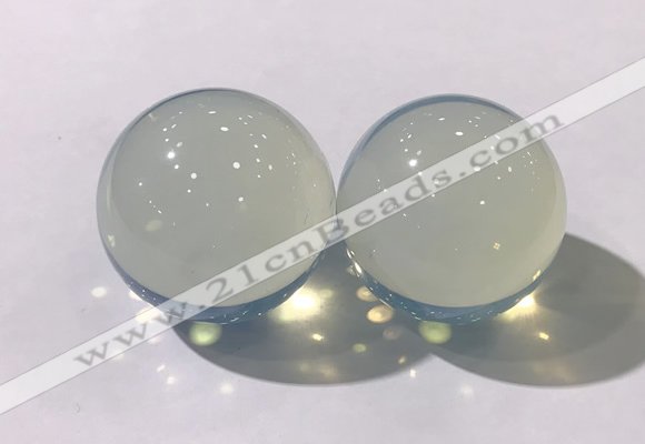 CDN1231 40mm round glass decorations wholesale