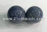 CDN1247 40mm round blue aventurine decorations wholesale