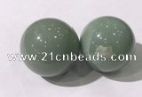 CDN1248 40mm round green aventurine decorations wholesale