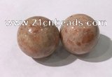 CDN1249 40mm round golden sunstone decorations wholesale