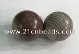 CDN1285 40mm round jasper decorations wholesale