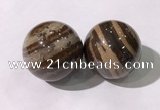 CDN1291 40mm round zebra jasper decorations wholesale