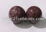 CDN1310 40mm round jasper decorations wholesale