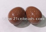 CDN1343 35*45mm egg-shaped goldstone decorations wholesale