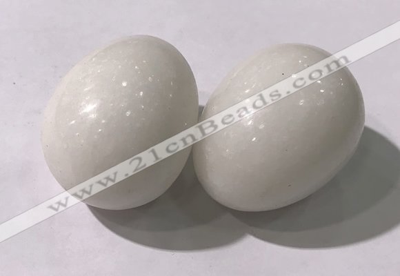 CDN1350 35*45mm egg-shaped candy jade decorations wholesale