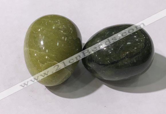 CDN1355 35*45mm egg-shaped Canadian jade decorations wholesale