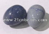 CDN1359 35*45mm egg-shaped blue aventurine decorations wholesale