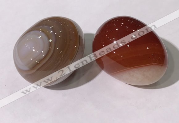CDN1366 35*45mm egg-shaped druzy agate decorations wholesale