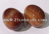 CDN1367 35*45mm egg-shaped agate decorations wholesale