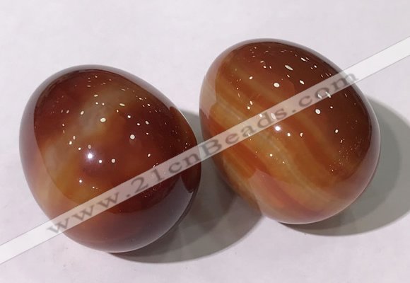 CDN1367 35*45mm egg-shaped agate decorations wholesale