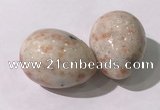 CDN1371 35*45mm egg-shaped golden sunstone decorations wholesale