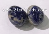 CDN1372 35*45mm egg-shaped sodalite decorations wholesale