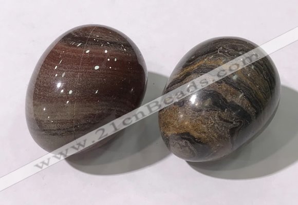 CDN1384 35*45mm egg-shaped jasper decorations wholesale