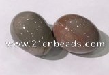 CDN1386 35*45mm egg-shaped jasper decorations wholesale