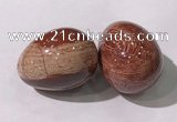 CDN1396 35*45mm egg-shaped brecciated jasper decorations wholesale