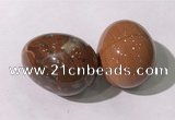 CDN1397 35*45mm egg-shaped brecciated jasper decorations wholesale