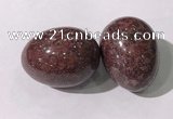 CDN1405 35*45mm egg-shaped jasper decorations wholesale