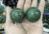 CDN18 35mm round pyrite gemstone decorations wholesale