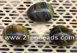 CDN311 30*40mm egg-shaped tiger eye decorations wholesale