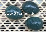 CDN312 30*40mm egg-shaped synthetic gemstone decorations wholesale