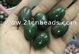 CDN33 18*25mm egg-shaped pyrite gemstone decorations wholesale