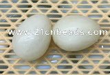 CDN335 35*50mm egg-shaped yellow jade decorations wholesale