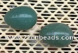 CDN337 35*50mm egg-shaped green aventurine decorations wholesale