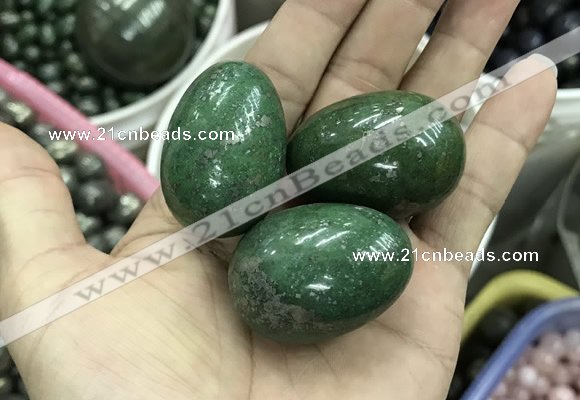 CDN34 28*38mm egg-shaped pyrite gemstone decorations wholesale