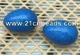 CDN343 35*50mm egg-shaped imitation turquoise decorations wholesale