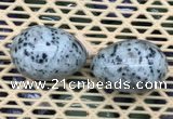 CDN349 35*50mm egg-shaped sesame jasper decorations wholesale