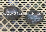 CDN357 35*50mm egg-shaped glaucophane decorations wholesale