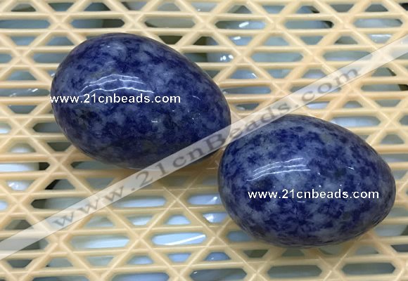 CDN365 35*50mm egg-shaped blue spot decorations wholesale