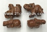 CDN388 20*40*30mm elephant goldstone decorations wholesale