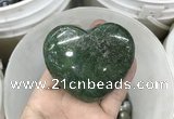 CDN40 40*45mm heart pyrite gemstone decorations