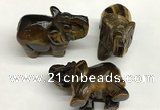 CDN420 25*50*35mm elephant yellow tiger eye decorations wholesale