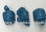 CDN436 28*45*22mm turtle imitation turquoise decorations wholesale