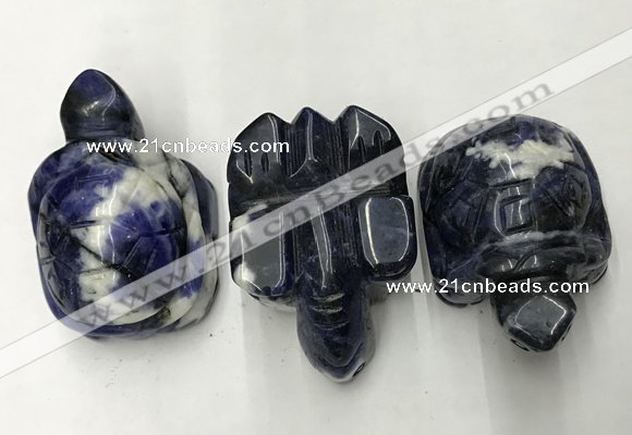 CDN438 28*45*22mm turtle sodalite decorations wholesale