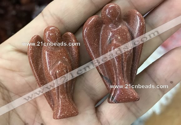 CDN478 30*40mm angel goldstone decorations wholesale